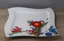 Villeroy & Boch V&B New Wave Acapulco Servierplatte Platte ca. 32,5 x 32,5 cm