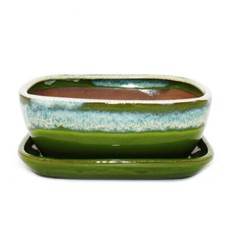 Bonsai-Schale mit Unterteller