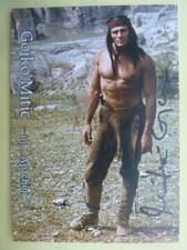 Gojko Mitic - Autogrammkarte