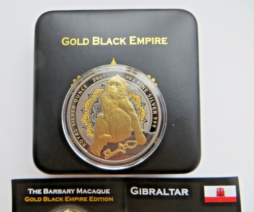 Silber gibraltar makaken - 1, oz