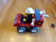Lego System 6407 komplett Feuerwehr Feuerwehrauto Chief