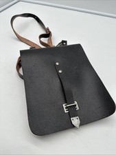 DDR Tasche NVA Kartentasche Schwarz Umhängetasche Leder