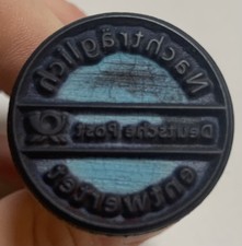 Poststempel Nachträglich Entwertet