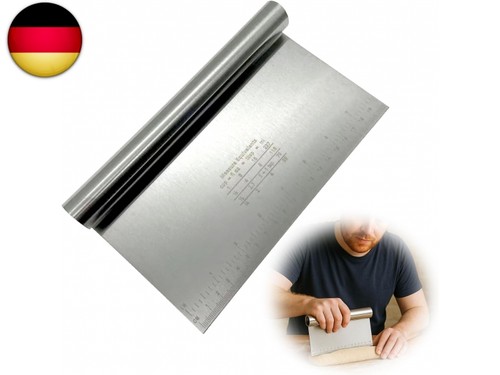 Teigschaber edelstahl mit - teigschaber,