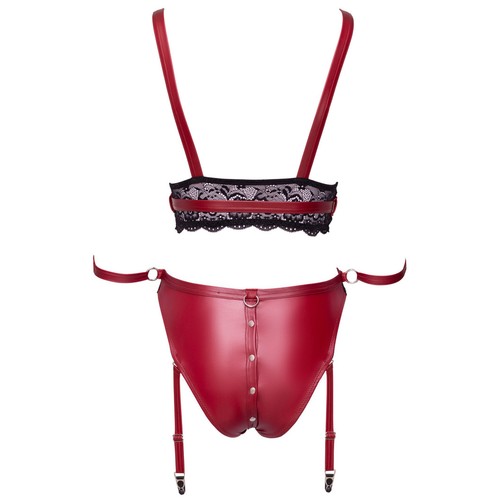 Cottelli set rot schwarz - cottelli, rot/schwarz