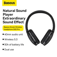 Baseus Bluetooth Kopfhörer On-Ear Headset Stereo Bass Headphone HiFi Ohrhörer DE