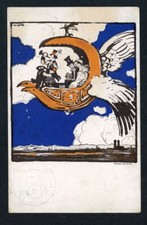 Bayern Flugpostkarte -