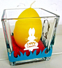 Kerzenglas / Vase - mit rotem Dekosand - Maße 10 x 10cm