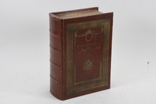 C25P25- Antike Schatulle in Buchform Unbuch Krieg und Frieden 1869 Holz