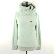 Naketano Kapuzenpullover Damen S Grün Mint Fleece Hoodie Sweatshirt