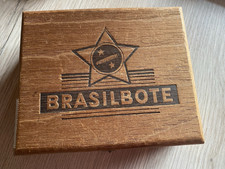 Vintage alte Zigarrenkiste  Holz ,Brasilbote,ST.Felix Brasil