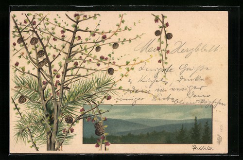 Künstler alfred mailick - künstler-ak,