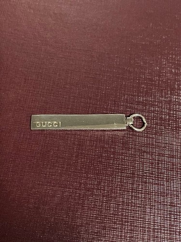 Gucci logo plate - gucci, charm