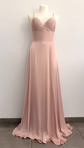 Langes kleid puderrosa elegant - langes,