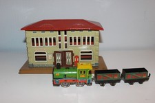 Blechspielzeug, Bahnhof von O. Beckh, Zug von Einfalt