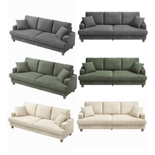 221 cm Sofa Couch Cordstoff