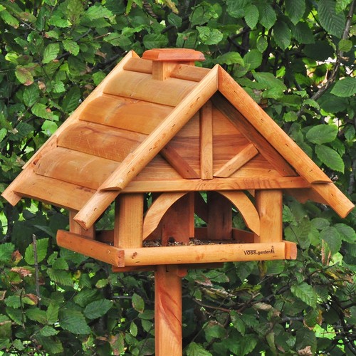 Vogelhaus mit ständer 145cm - vogelhaus,