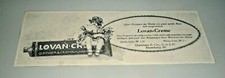 Alte Reklame Werbung Lovan-Creme, Kosmetik, Queiser Hamburg um 1920