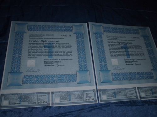 Histor wertpapier 2 x - :,