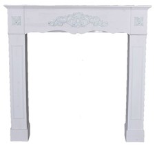 Kaminkonsole Kaminsims Weiss