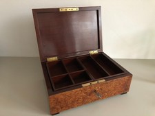 Art Deco Schatulle - Schmuckschatulle - Amboina Maser - Frankreich - um 1925