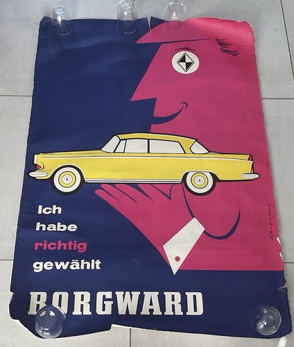 Borgward orginal plakat ich - borgward,