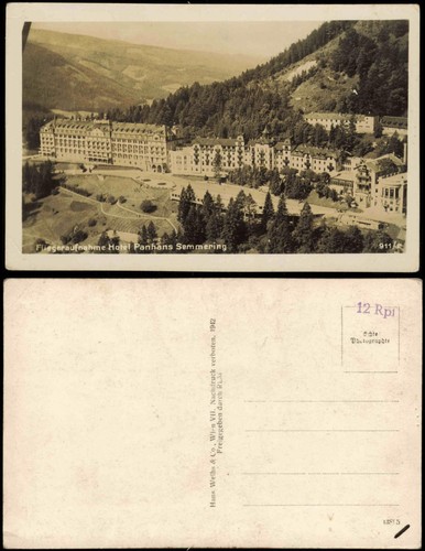 Ansichtskarte semmering - ansichtskarte,