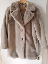 fellmantel zara Grösse S graubeige