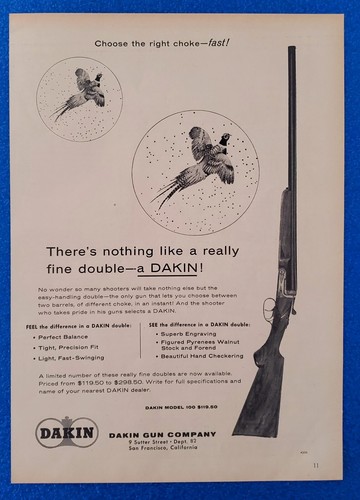 1957 dakin model - 100, double
