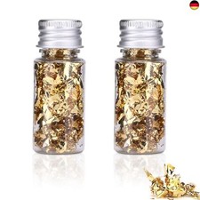 Blatt Flocken Gold Folien