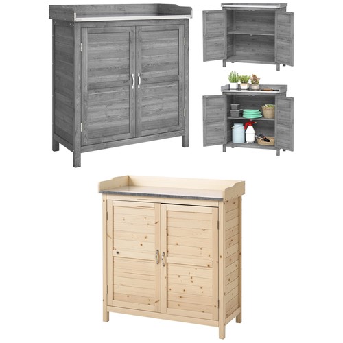 Gartenschrank mit pflanztisch - mit,