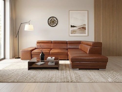Italienisches ledersofa - italienisches,