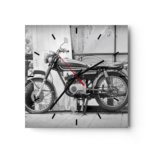 Modern wanduhr 40x40cm analog - 40x40cm,