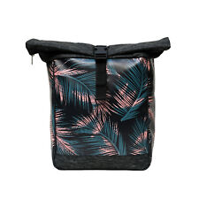 IKURI Fahrradtasche / Rucksack KOMBI aus Plane - Fahrradrucksack - Retro Palma