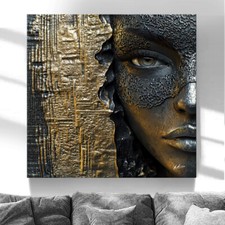 Leinwand Bild Frau Gesicht