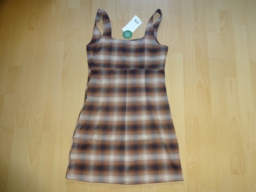 Damen kleid kariert 90er - kleid, jahre
