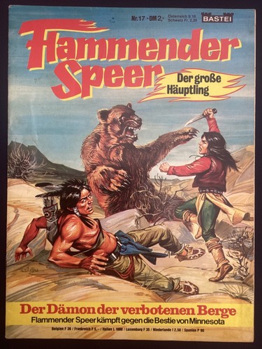 Bastei comic flammender speer - bastei,