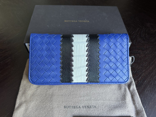 Bottega veneta zip - zip, blau
