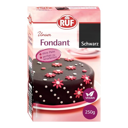 Fondant schwarz zum formen - formen, von