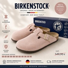 Birkenstock Boston Suede Clogs