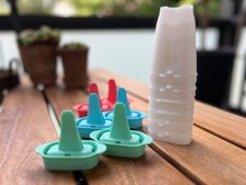 6x Tupperware Eis am Stiel -