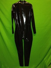 Latex Catsuit Anzug schwarz