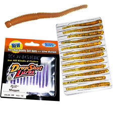 12 X DROP SHOT WORM / MAGGOT