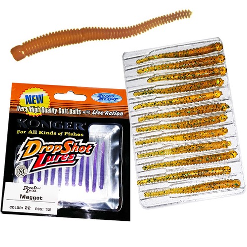 Drop shot worm - 12,