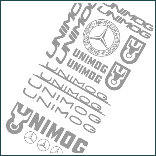 18er set unimog chrom - 18er, 1:10