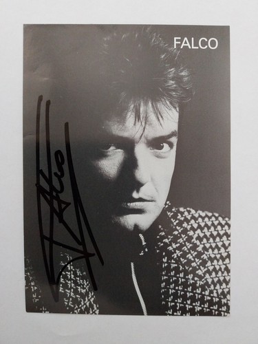 Falco autogramm signiert - signiert, ak