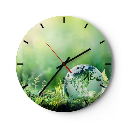 Modern wanduhr 30x30cm rund - modern,