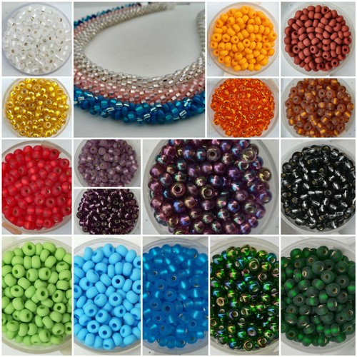 Böhm rocailles 5mm viele - 4,5mm,