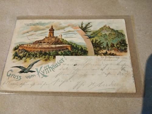 Lithographie kyffhäuser - lithographie,