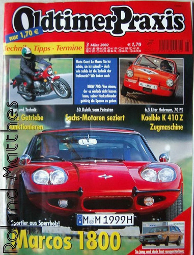 Oldtimer praxis marcos - praxis, 3-02+marcos